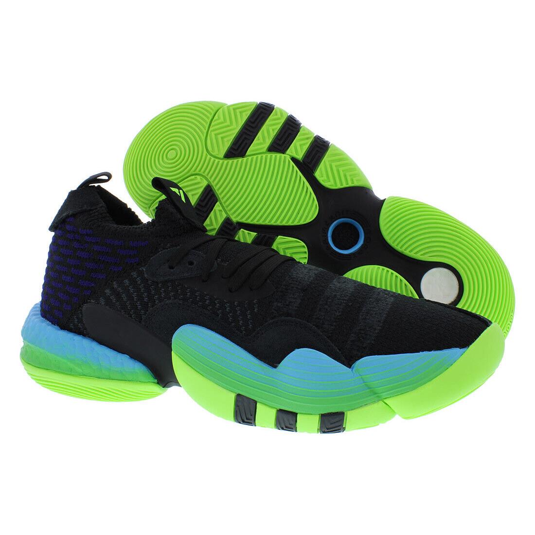 Adidas Trae Young 2 Unisex Shoes Size 13 Color: Black/blue - Black/Blue, Main: Black