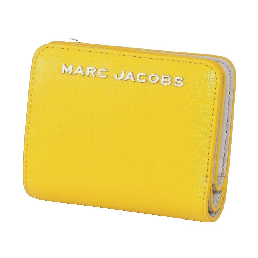 Marc Jacobs Compact Bifold Wallet Leather Sun Yellow