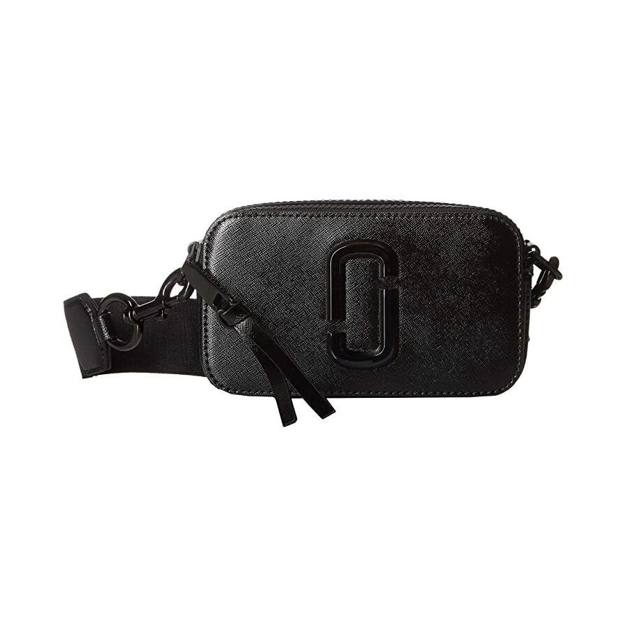 Marc Jacobs V1009 Black Saffiano Leather Snapshot Dtm Small Camera Bag