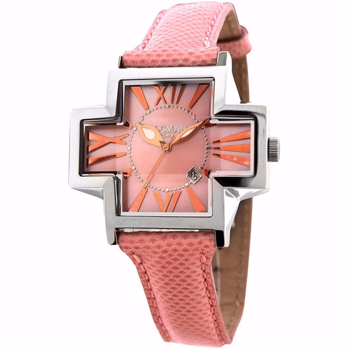 Locman Women`s Italy Plus Pink Dial Watch - 181MOPPK BS