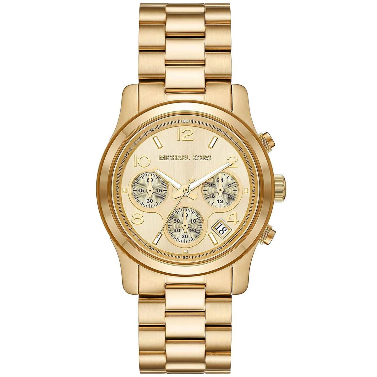 Michael Kors Women`s Runway Gold Dial Watch - MK7323