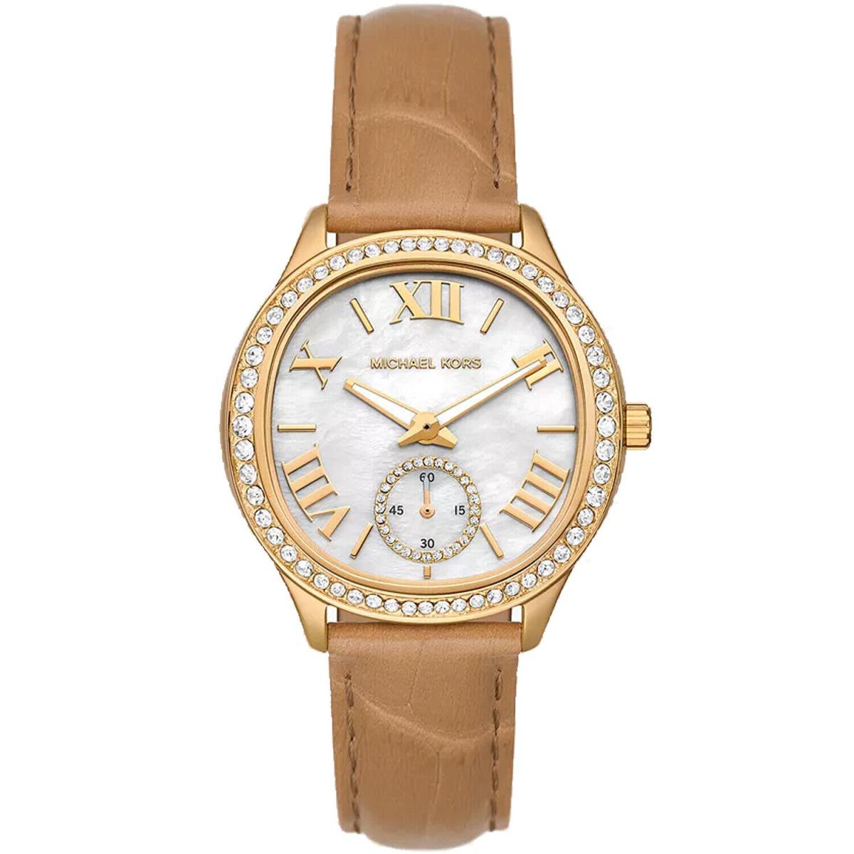 Michael Kors Women`s Sage Pav Mother of Pearl Dial Watch - MK4819