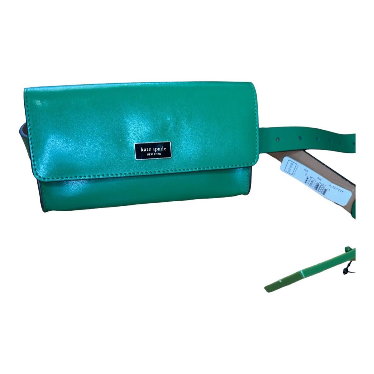 Kate Spade Kelly Green Leather Belt Bum Bag or Crossbody