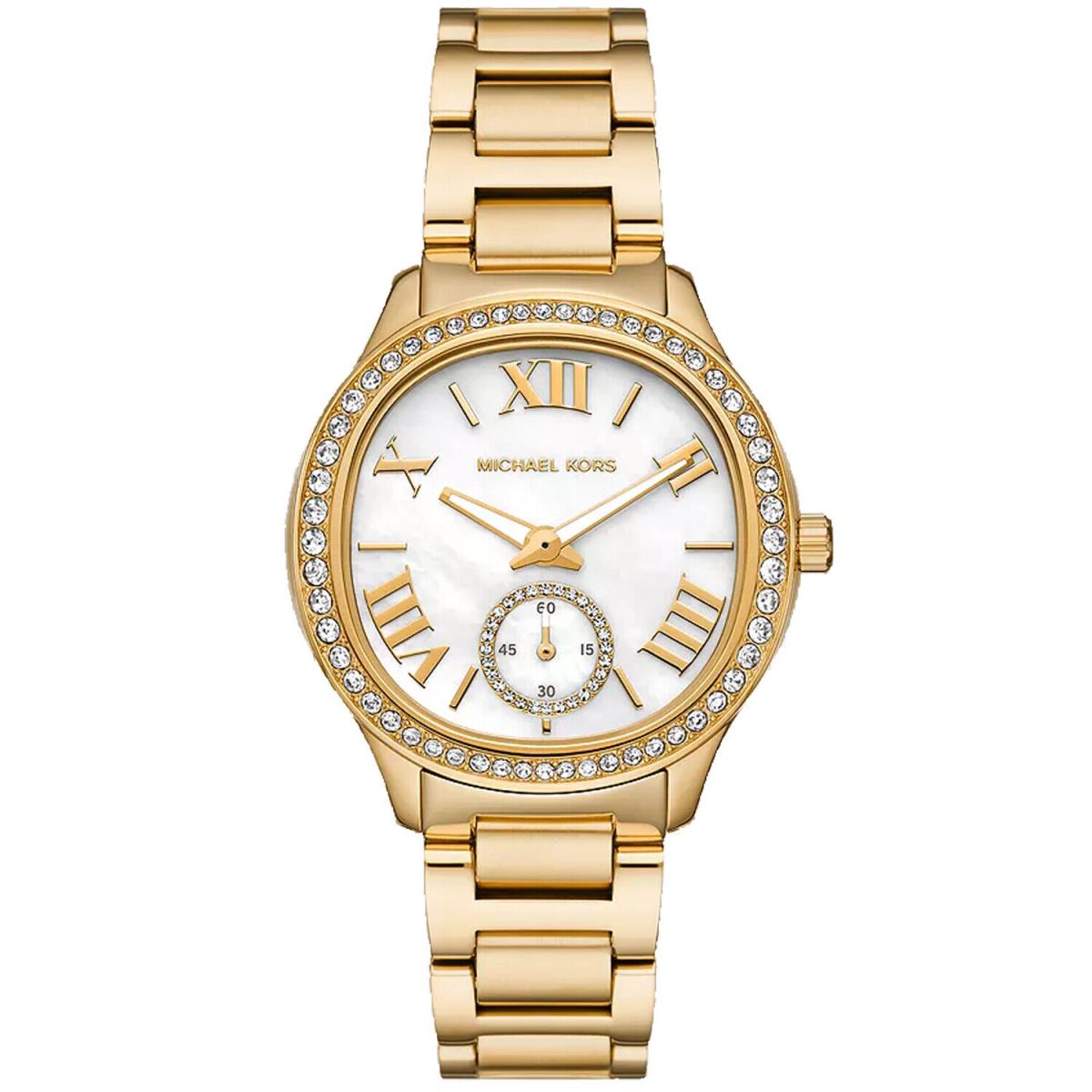 Michael Kors Women`s Sage White Dial Watch - MK4805