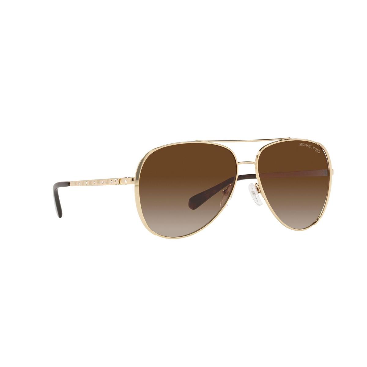 Michael Kors Women`s 60mm Light Gold Sunglasses MK1101B-101413-60