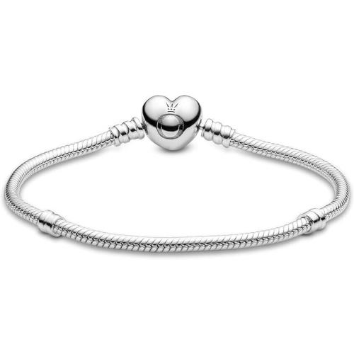 Pandora Women`s True Love Sterling Silver Ref: 590719-18 Bracelet Heart Shape