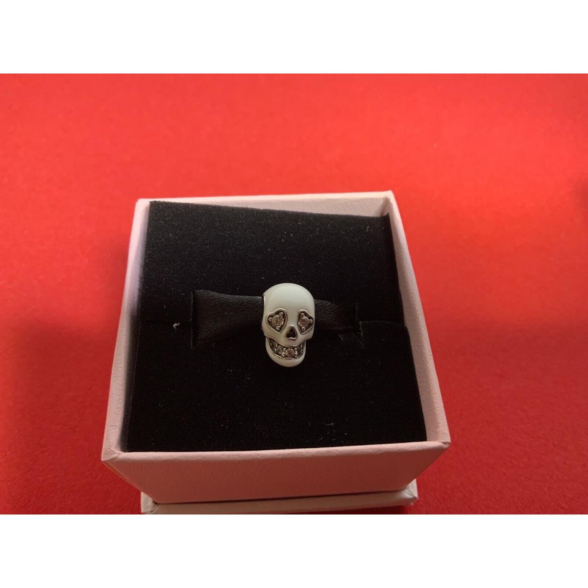 Pandora Glow In The Dark Skull Charm