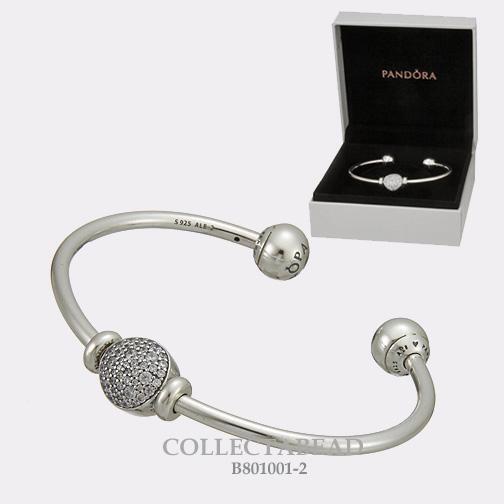 Pandora Silver Wintry Holiday Open Bangle Gift Set B801001-2