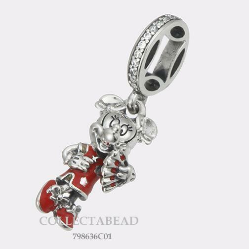 Pandora Sterling Silver Minnie Mouse Dangle Charm 798636C01