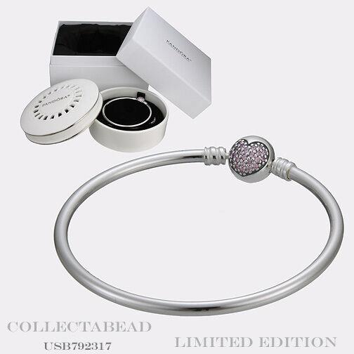 Pandora Silver 8.3 Circle of Love Bangle with Porcela USB792321