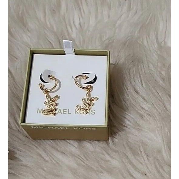 Michael Kors MK Earrings Mkjx8008710 Gold Crystal