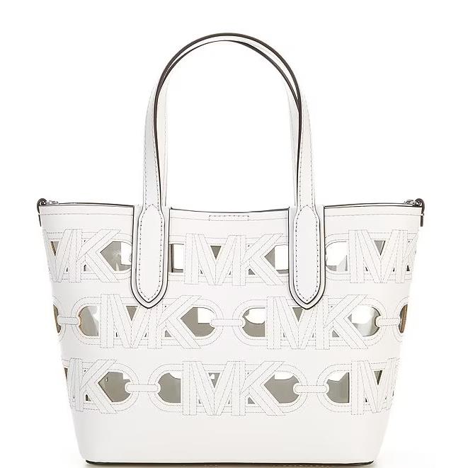 Michael Kors Eliza XS E/w Open Tote Bag -white 258.00