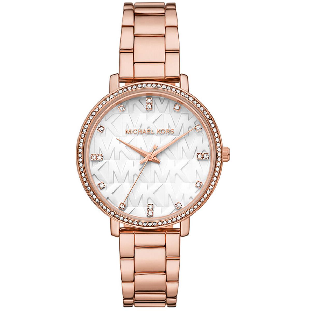 Michael Kors Women`s Pyper White Dial Watch - MK4594