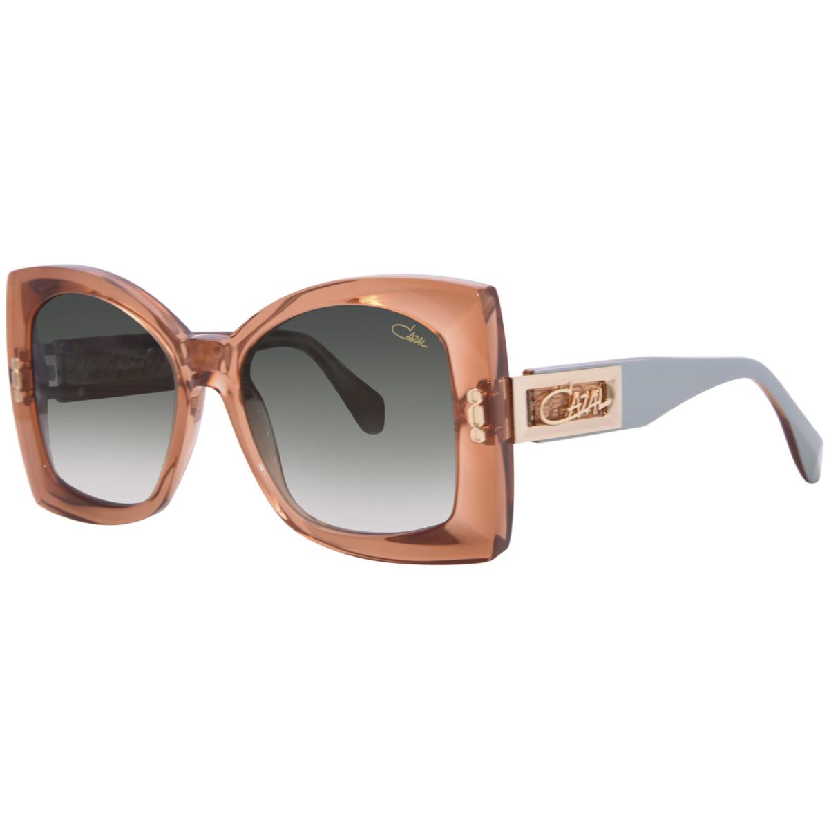 Cazal 8516 004 Sunglasses Women`s Rosewood/gold/green Gradient 55mm