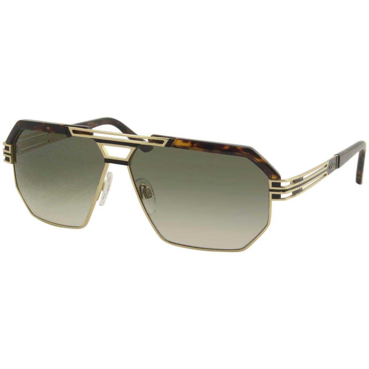 Cazal 9082 002 Sunglasses Men`s Gold-havana/grey Gradient Lenses 63mm