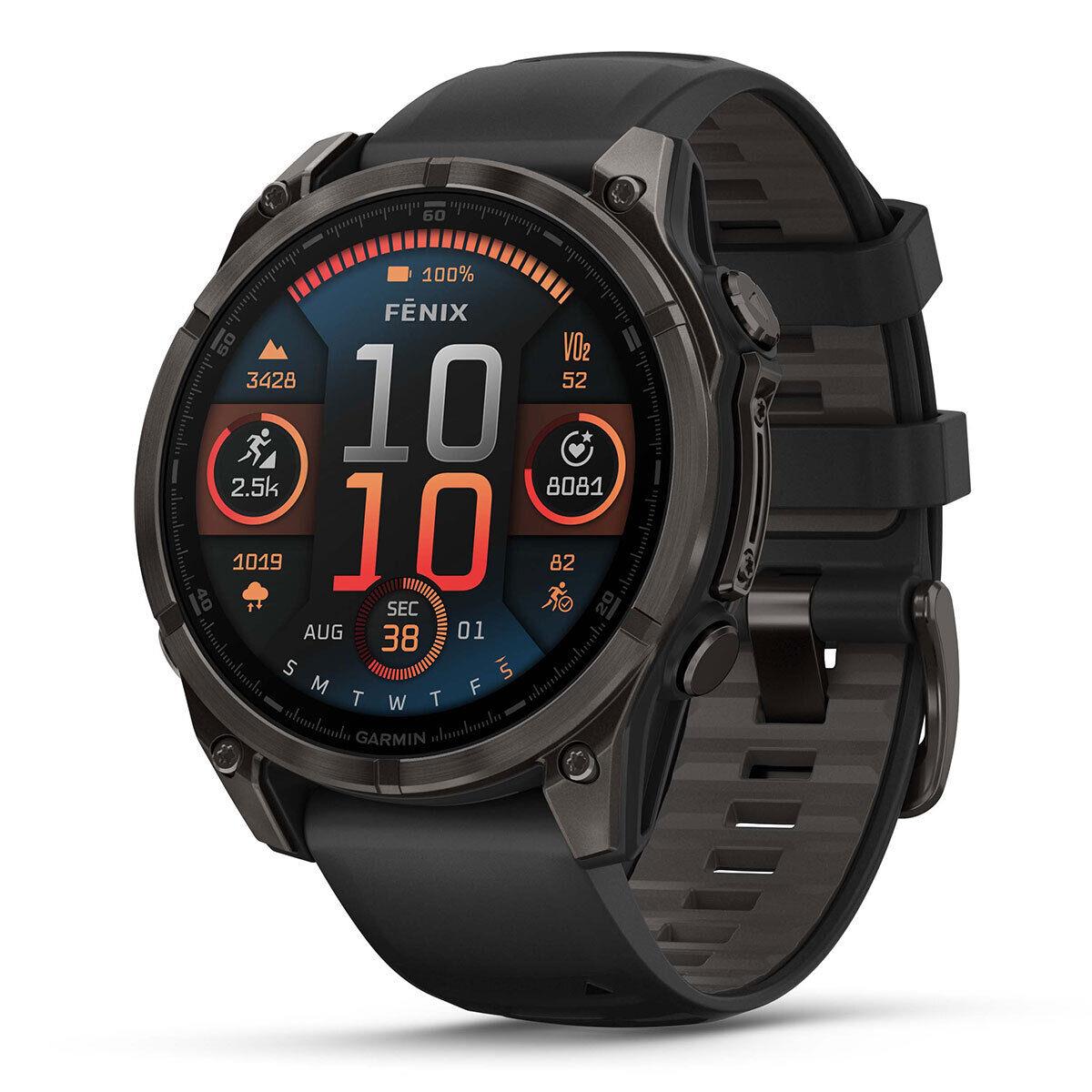 Garmin Fenix 8 (47mm) Fenix 8 47mm Amoled Sapphire/solar Sapphire Multisport Gps Smartwatch