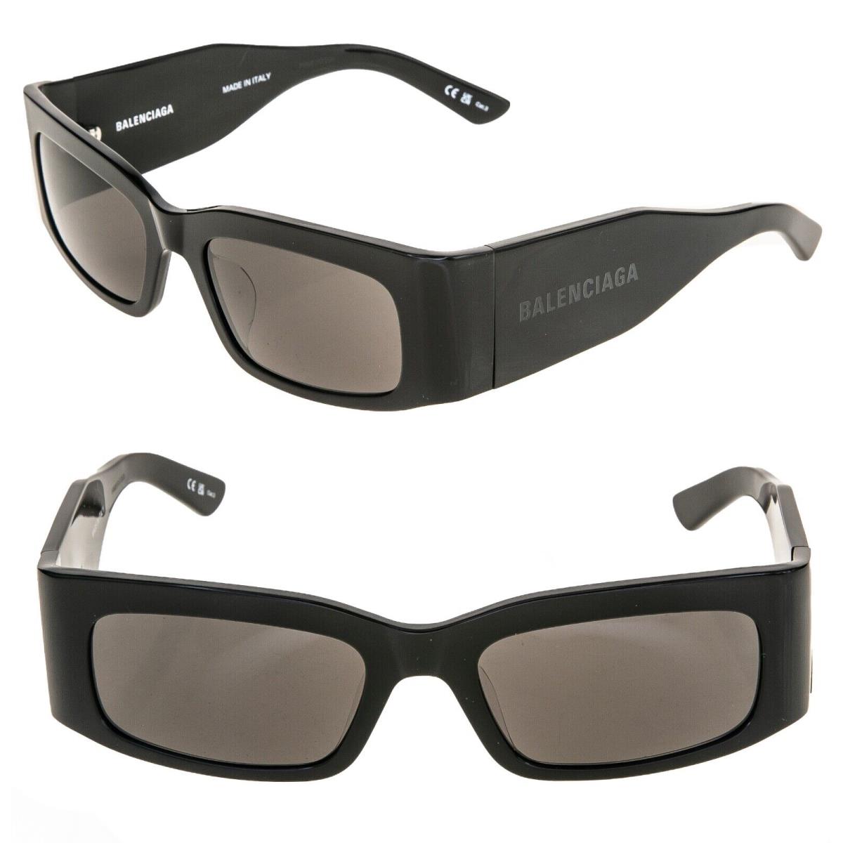 Balenciaga Panther 0328 Black Fashion Geometric Unisex Sunglass BB0328S 001