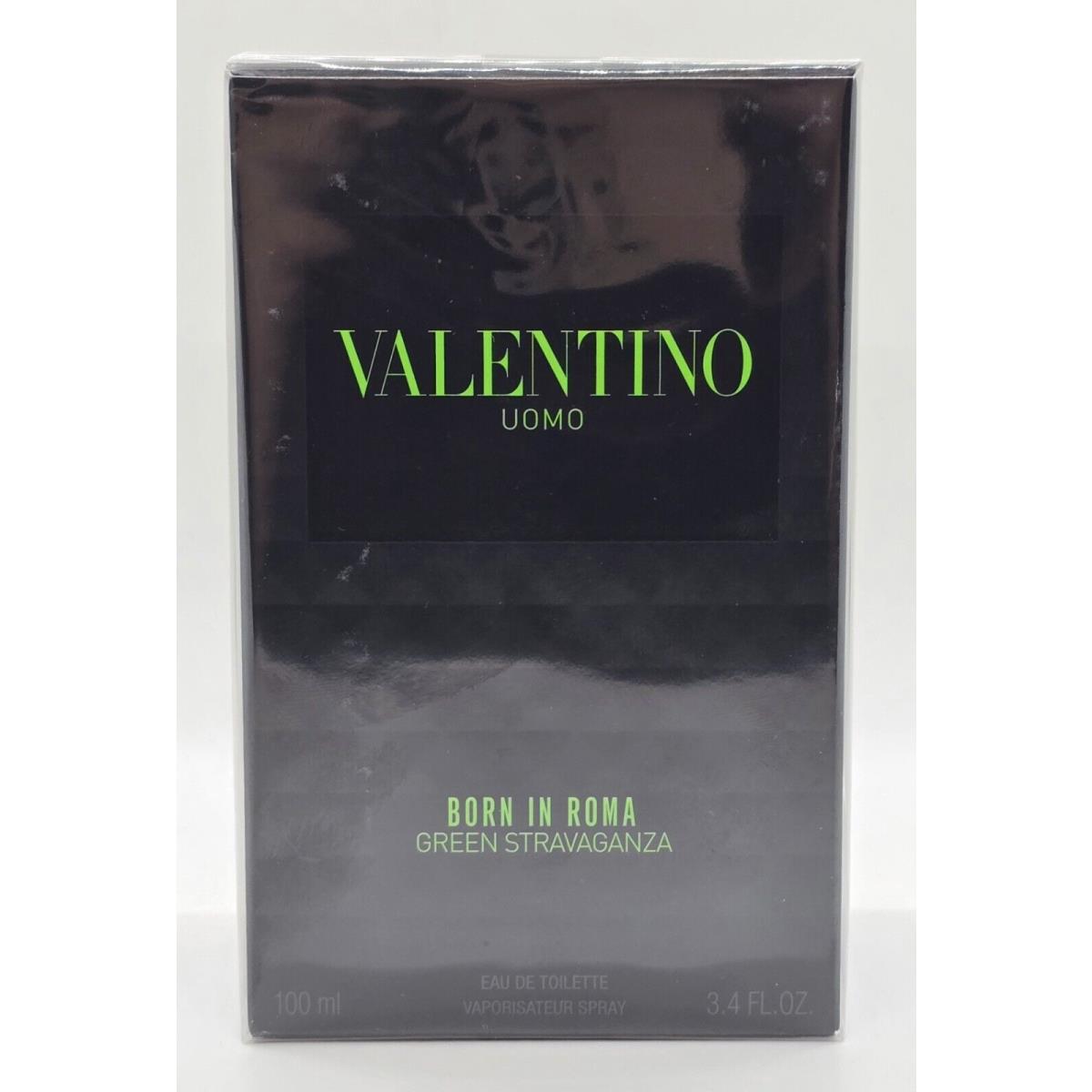 Valentino Uomo Born In Roma Green Stravaganza 3.3/3.4 oz Eau De Toilette 100 ml