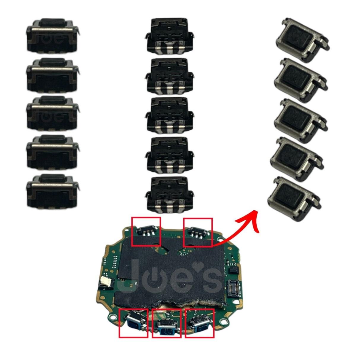 5 x Oem Garmin Instinct Venu Forerunner Fenix Motherboard Main Pcb Side Button