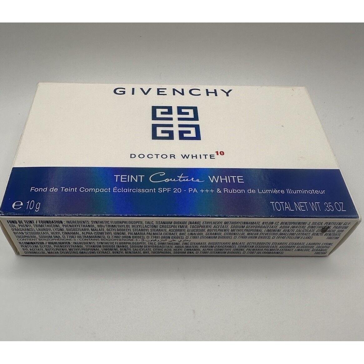 Givenchy Doctor White Teint Couture White Brightening Compact Foundation SPF20