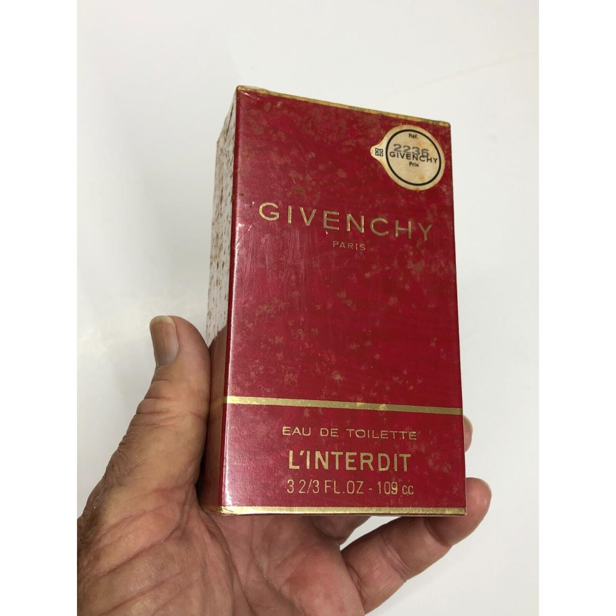 Givenchy Eau De Toilette L`interdit 3 2/3 Fl. Oz. France