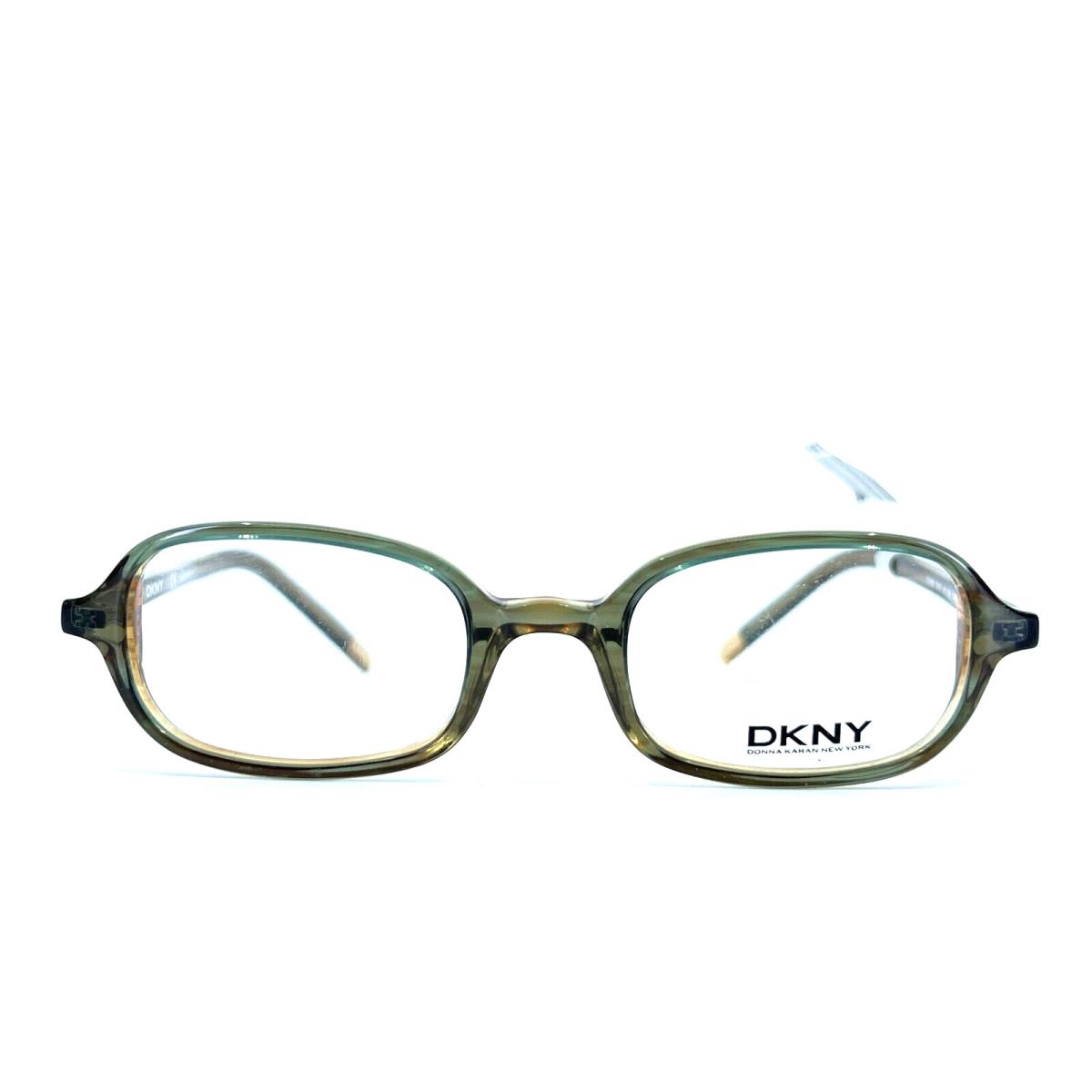 Dkny Eyeglasses DY4560 3015 Green Brown Striped Square Frames 45 18 140 mm