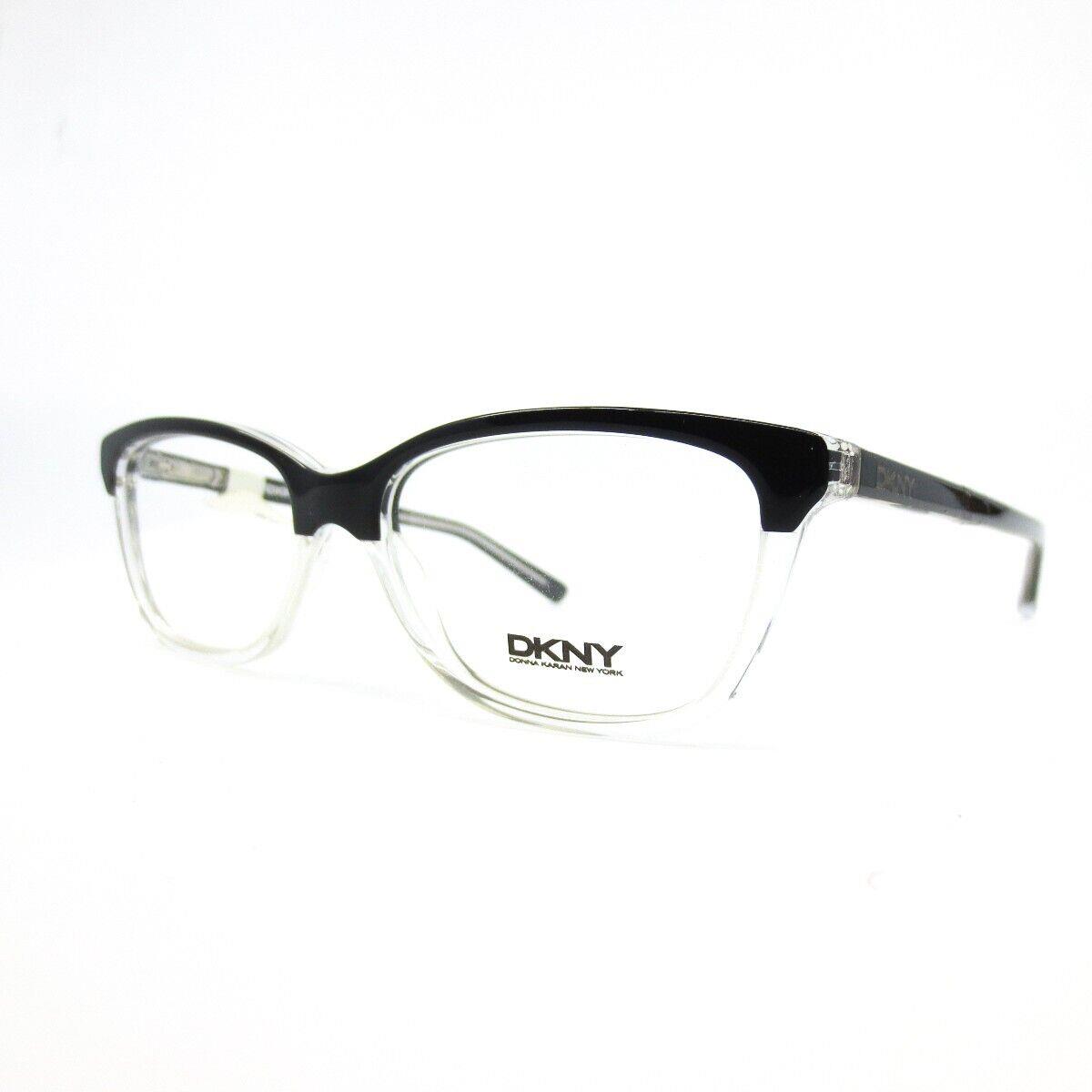 Dkny DY 4662 3670 Black Clear Rectangle Eyeglasses Frames 52-16-140