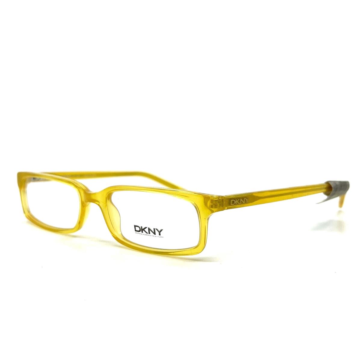 Dkny DY4582 3362 Eyeglasses Frames Yellow Rectangular Full Rim 50-17-140