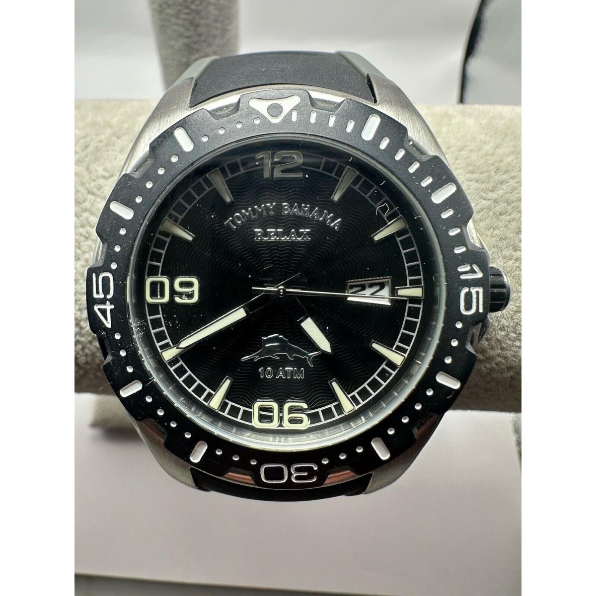 Tommy Bahama Relax TBRLX1002 Watch Men Beach Cruiser 44mm 8 Battery