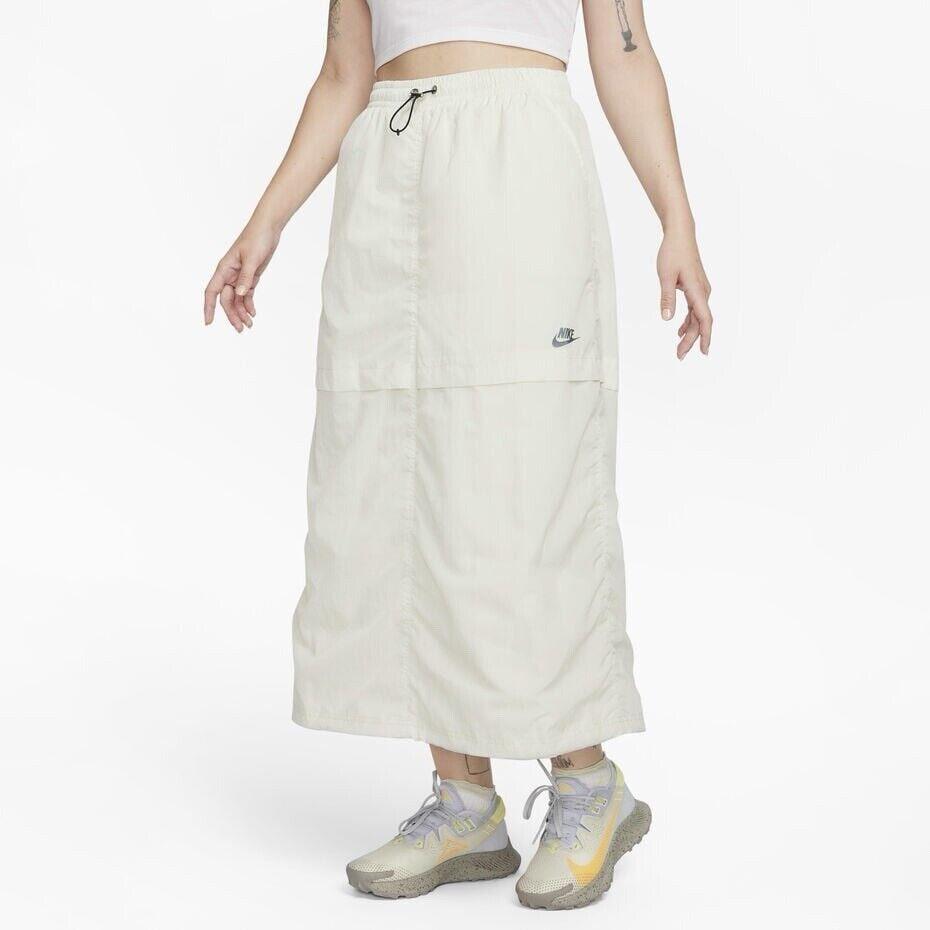 Nike Sportswear Women`s Woven Skirt FQ1449 Medium Sea Glass