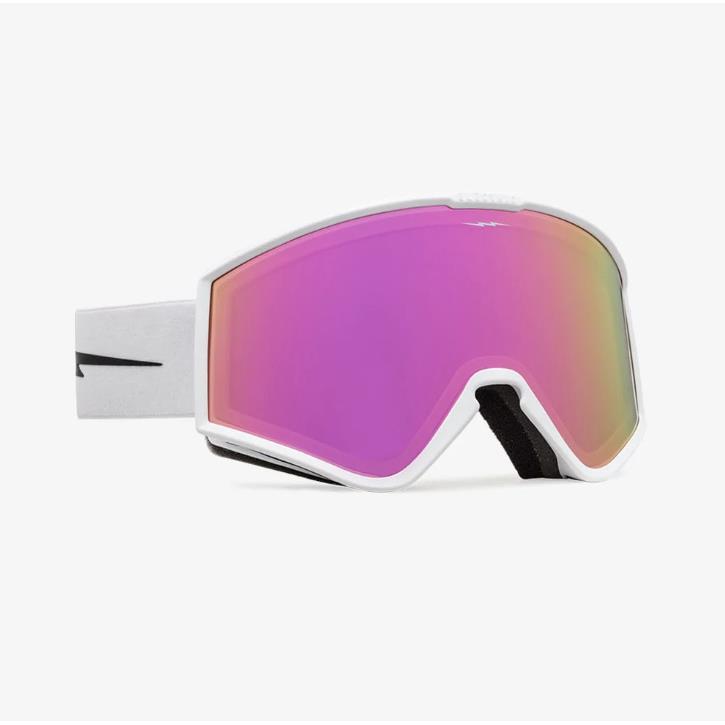 Electric Kleveland Small Goggles Matte White Pink Chrome