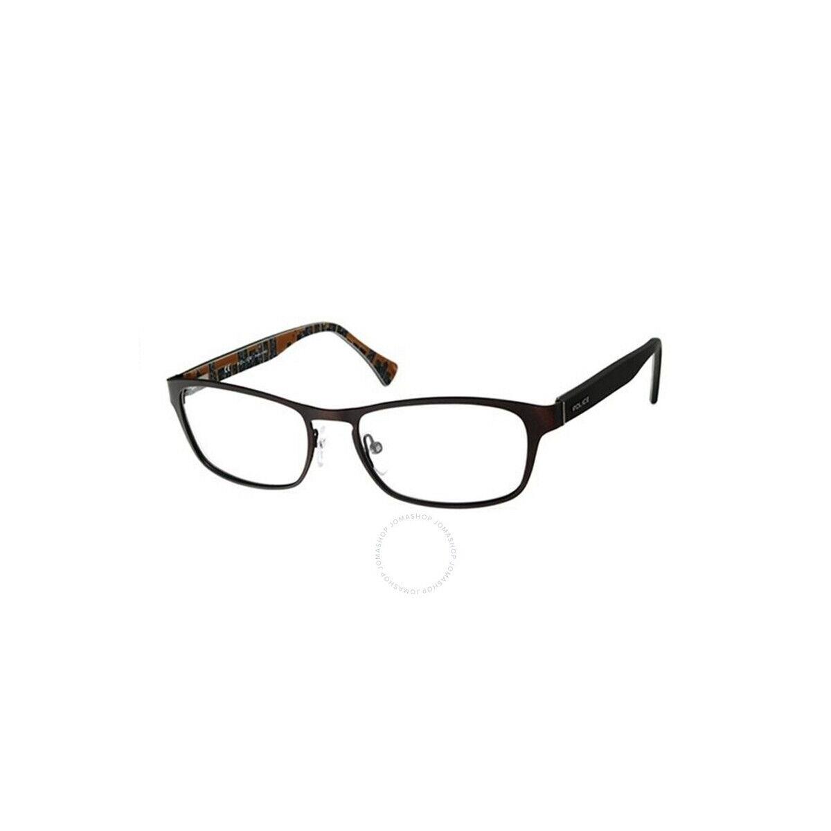 Police Eyeglasses PLV8857-30SLS-53 Size 53/17/Rectangular W Case