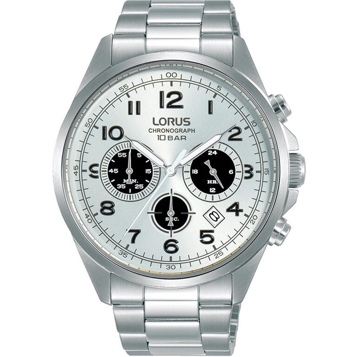 Lorus RT307KX9 Chronograph Mens Watch 43mm 10ATM