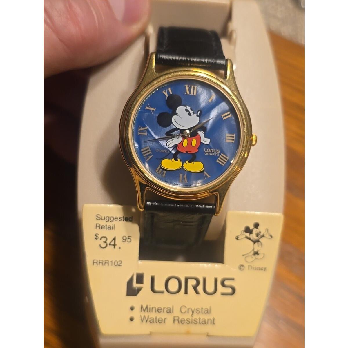 Vintage Lorus Mickey Friends Wristwatch RRR102 Mickey Mouse Watch Rare