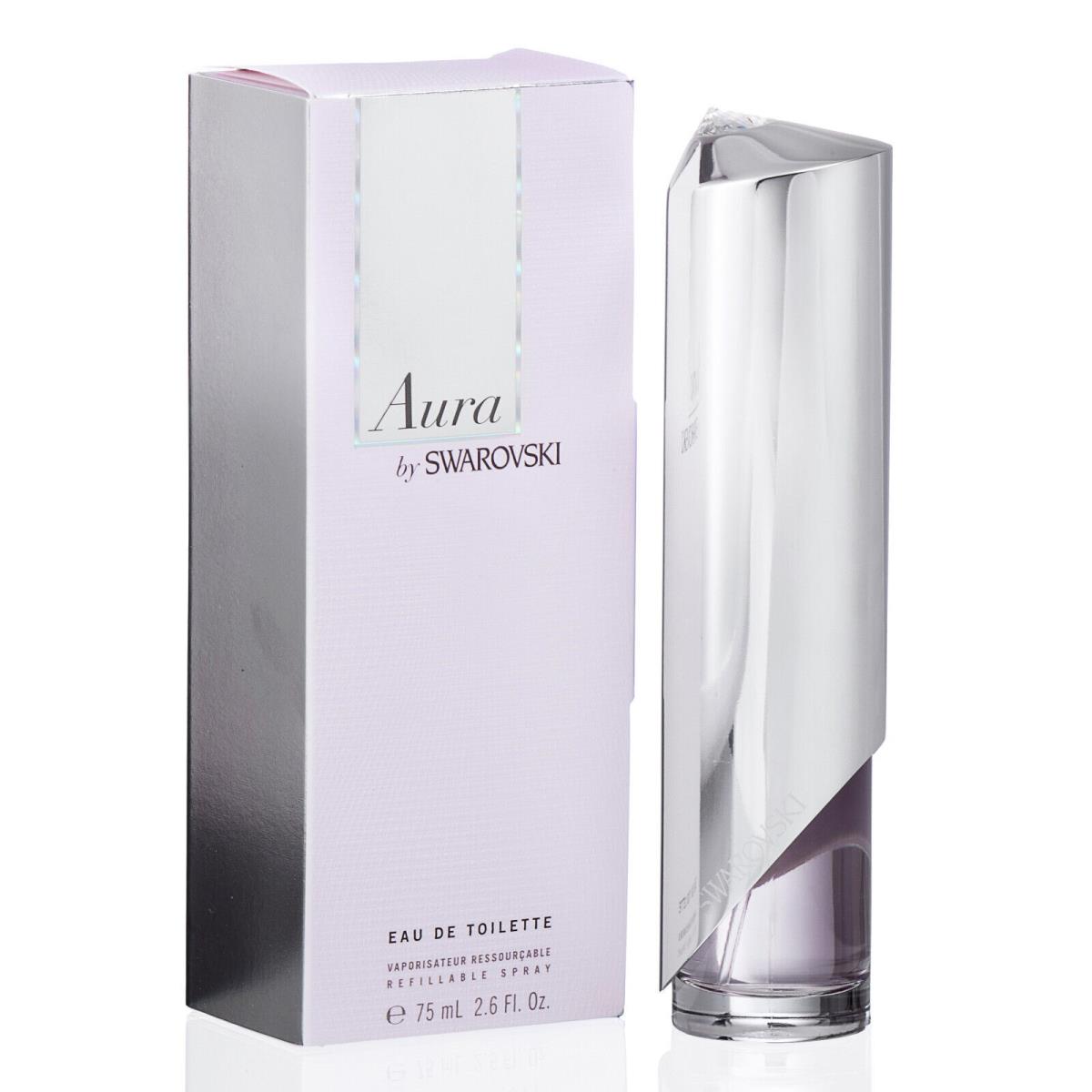 Aura by Swarovski 2.6 oz / 75 ml Eau De Toilette Spray For Women