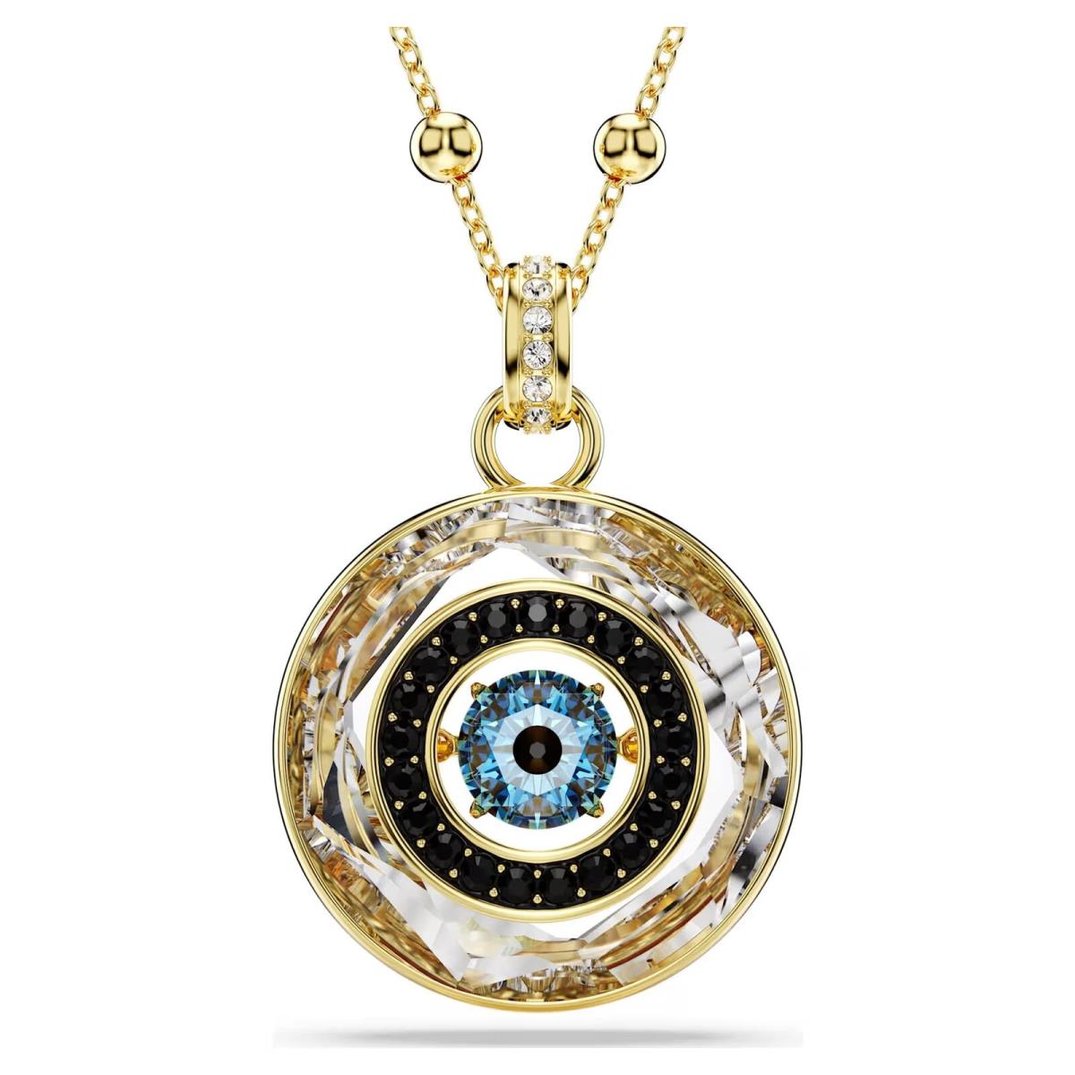 Swarovski Symbolica Pendant Evil Eye Medium Multicolored Gold Tone 5692166