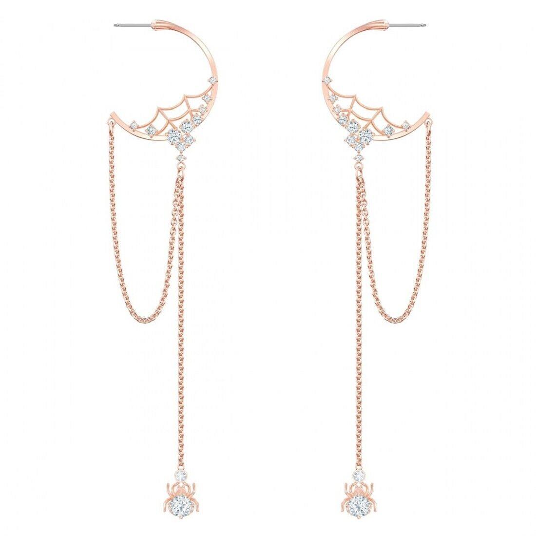 Swarovski Precisely Earrings Spider Rose Gold Plated 5499888