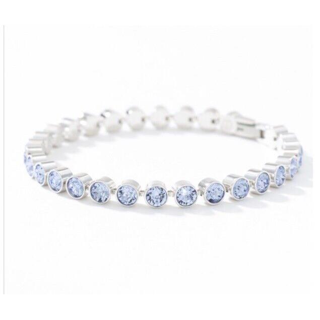 Swarovski Touchstone Crystal Mini Bracelet Rhodium 7-1/4 Condition