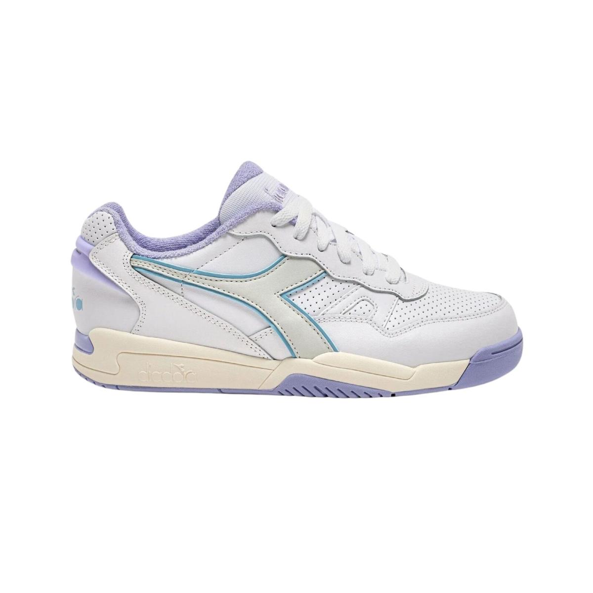 Diadora Shoes Winner Tennis Trainers Leather Purple - Lilac