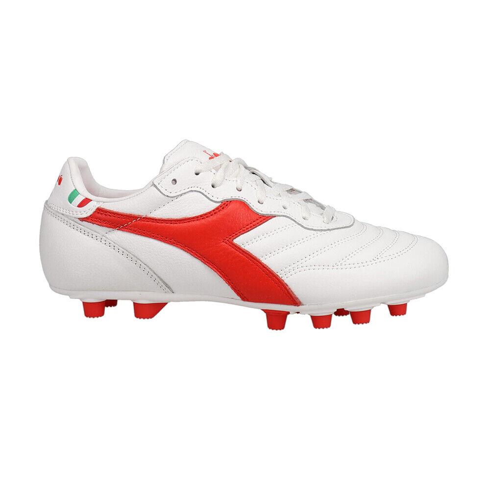 Diadora Brasil Lt Plus Mdpu Soccer Cleats Mens White Sneakers Athletic Shoes 177