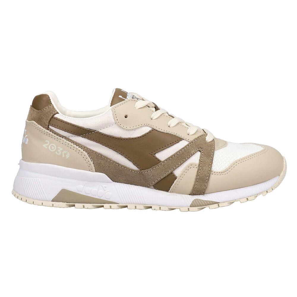 Diadora N9000 2030 Italia Lace Up Mens Beige Brown Off White Sneakers Casual