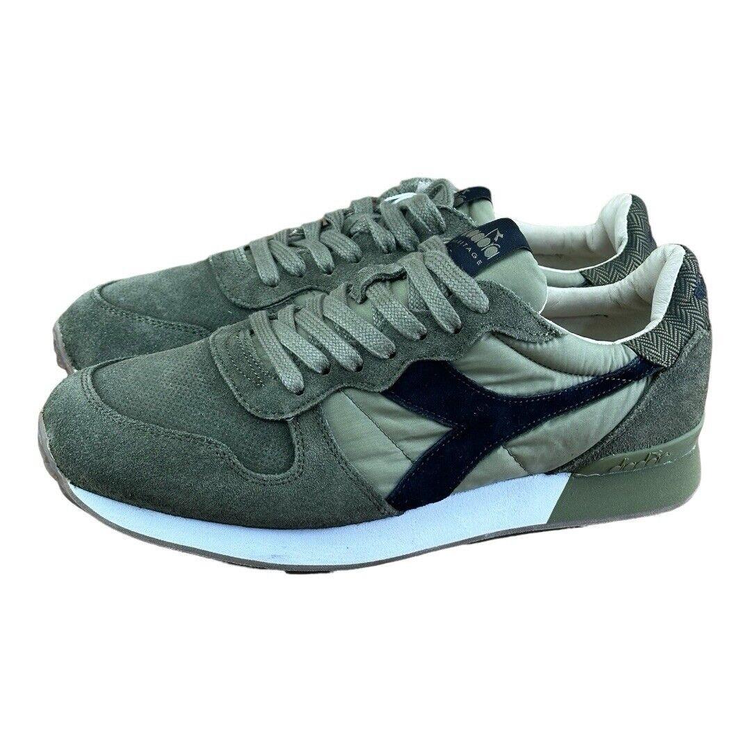 Diadora Heritage Men s Nubuck Sneakers Athletic Shoes Made In Italy Green