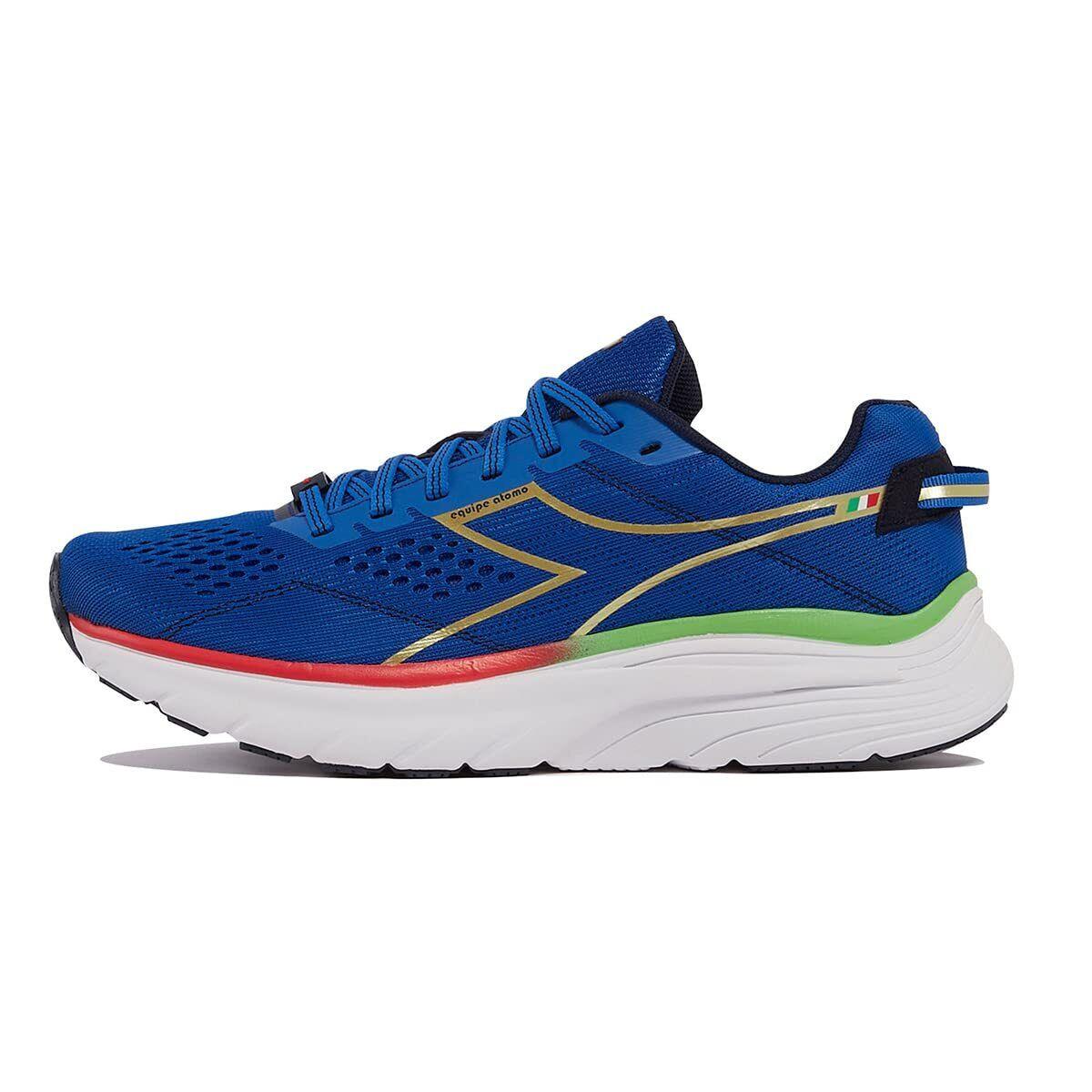 Diadora Equipe Atomo Men`s Running US 8.5 Royal Blue/gold 101.178051 01