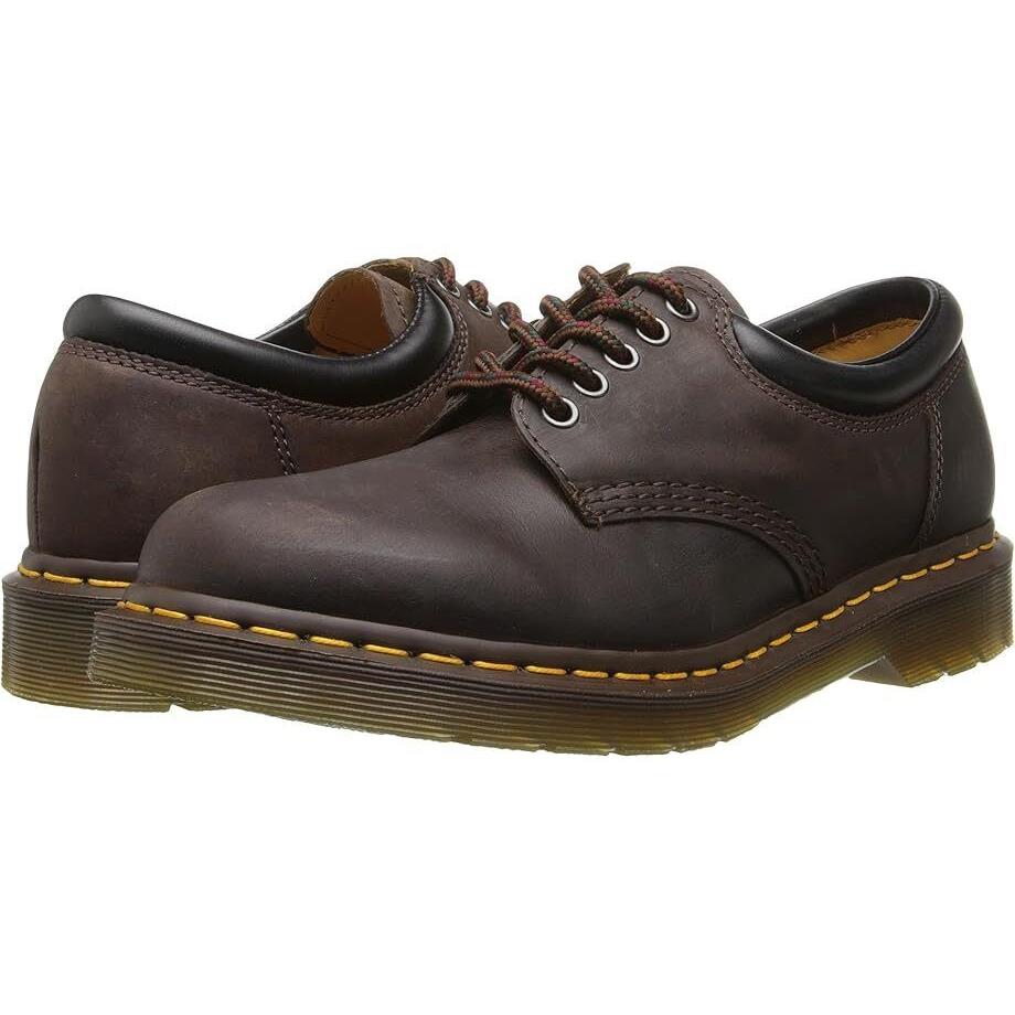 Unisex Shoes Dr. Martens 8053 5-Eye Leather Oxfords 11849201 Dark Brown