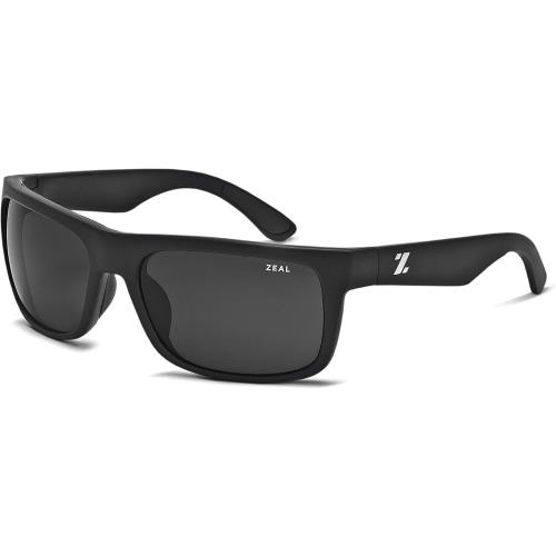 Zeal Optics Essential Plant-based Matte Black/polarized Dark Grey Lens