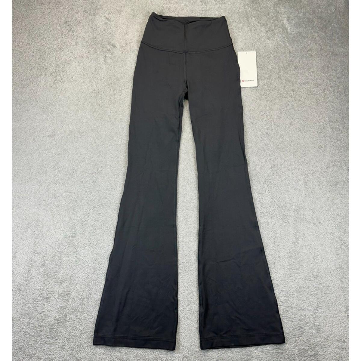 Lululemon Groove Shr Flare Pant Nulu Ggre Gray Womens 4