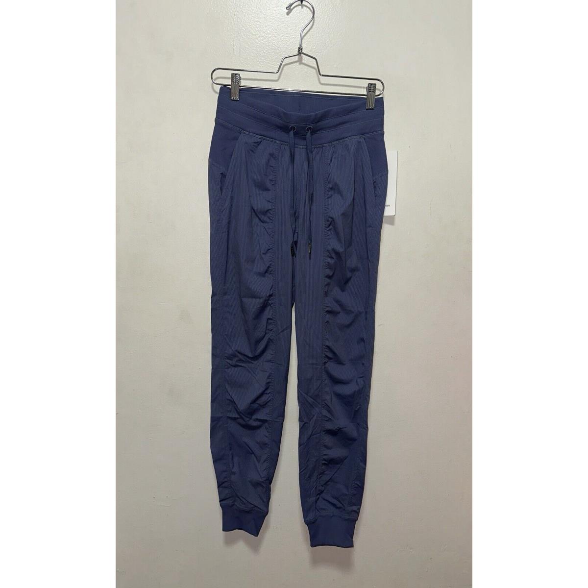 Lululemon Dance Studio Mid Rise Jogger Women Comfort Size 4 Sade Blue