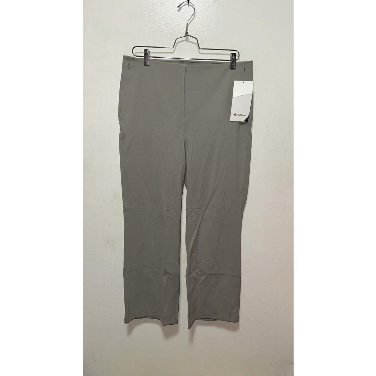 Lululemon Smooth Fit Pull-on High-rise Cropped Riverstone Rvsn Size 14