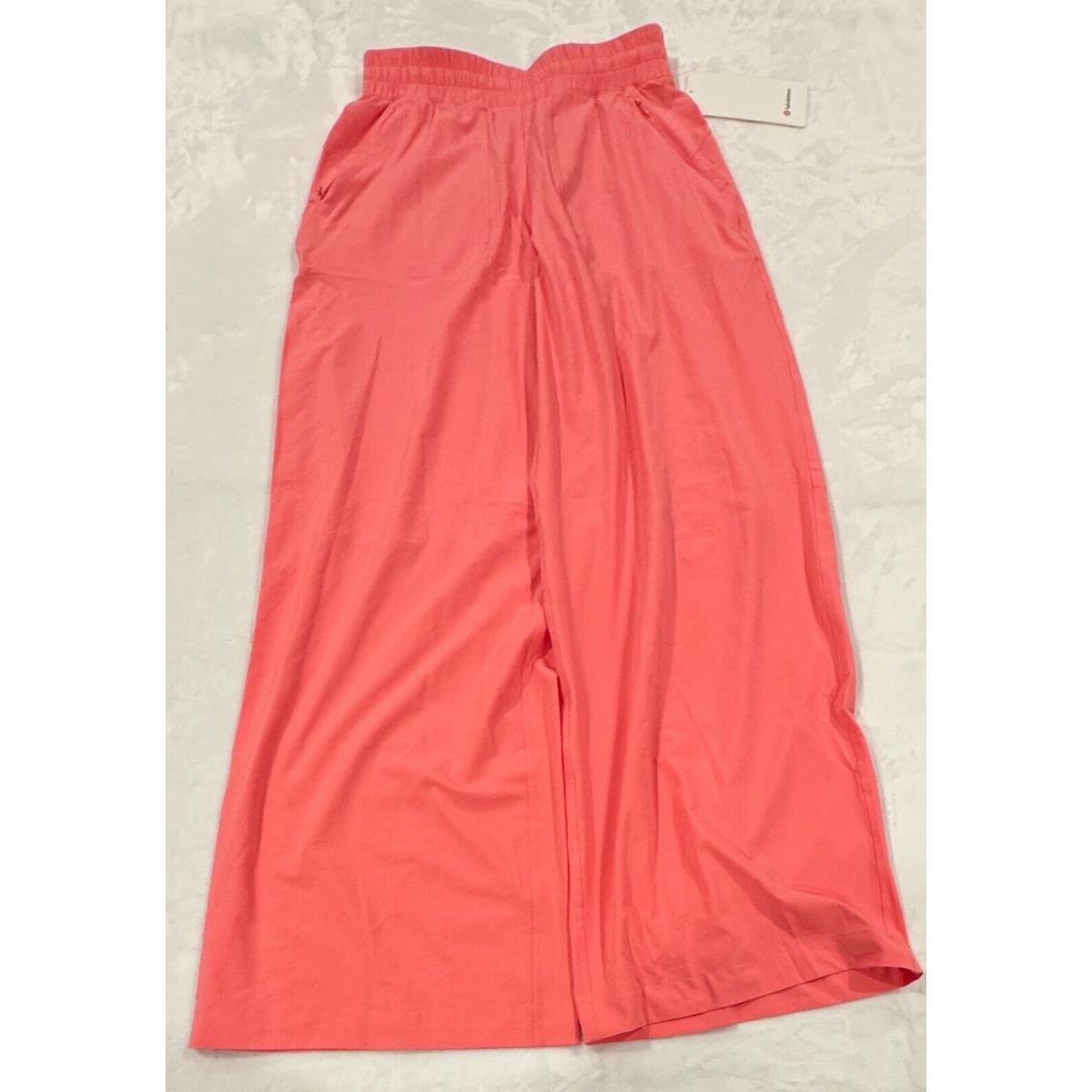 Lululemon Womens Swift Wide-leg Mid-rise Pant Pink Sakp Size 6