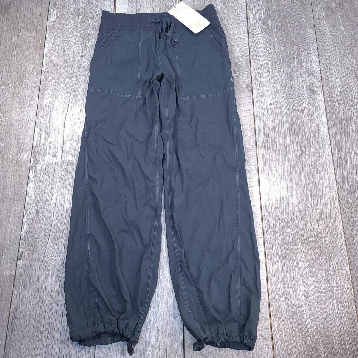 Lululemon Womens Gray Studio Pants II Size 8 No Liner Lightweight Coal